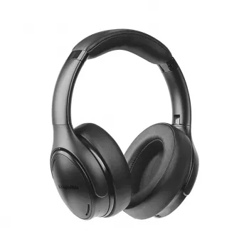 Cuffie over-ear wireless Kruger & Matz F3A con cancellazione attiva del rumore, Bluetooth 5.0, USB-C, nero