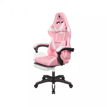 KRUGER & MATZ GX-150 sedia da gaming bianco-rosa