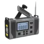Kruger & Matz KM0838 radio di emergenza a energia solare con powerbank 10000mAh, torcia LED, manovella dinamica, AM/FM/NOAA, allarme SOS