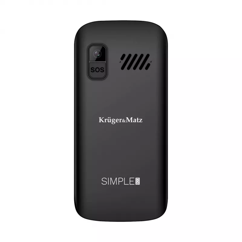 Kruger&Matz Simple 923 Cellulare 4G GSM per anziani - Nero