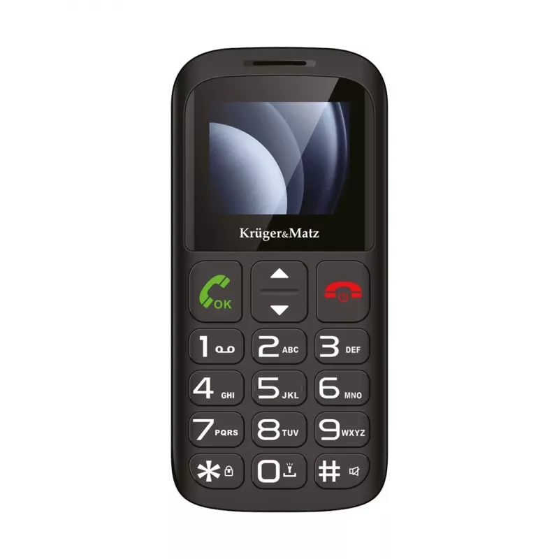 Kruger&Matz Simple 923 Cellulare 4G GSM per anziani - Nero