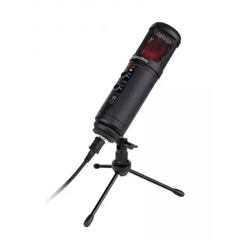 KRUGER & MATZ Warrior GV-100 microfono USB per gaming e vlogging