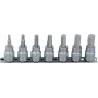 KS TOOLS set di chiavi a bussola con inserti a brugola 1/4 pollice, 7 pezzi, 2,5-8 mm (911.1544)