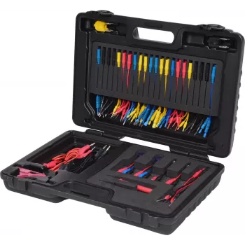 KS TOOLS set di cavi di diagnosi, test e misura Master 12/24V, 92 pezzi (150.0950)