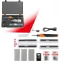 KS TOOLS 150.1010 set riparazione plastica a batteria, 134 pezzi, cucitrice Li-Ion 3,7V con 200 punti in acciaio inossidabile, 450°C, valigetta