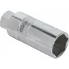 KS TOOLS 150.9421 chiave a bussola controdado per ammortizzatori esagono esterno, 21 mm, attacco 1/2 pollice