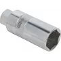 KS TOOLS 150.9421 chiave a bussola controdado per ammortizzatori esagono esterno, 21 mm, attacco 1/2 pollice