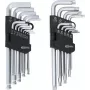 KS TOOLS set da 22 pezzi di chiavi a brugola e chiavi TORX con testa sferica e supporto