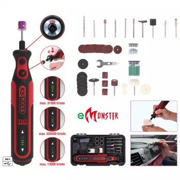 KS Tools 515.3990 utensile multifunzione a batteria 7,2V 1Ah con sistema oscillante universale
