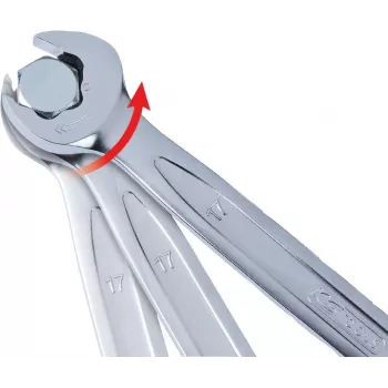 KS TOOLS DUO GEARplus Chiave combinata a cricchetto, 30 mm (503.5228)