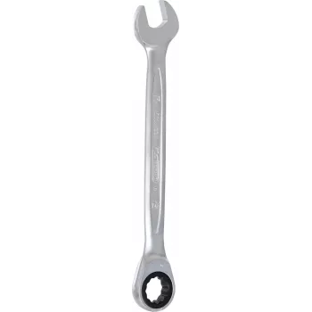 KS TOOLS GEARplus Chiave combinata a cricchetto 24 mm, 72 denti, cromo-vanadio, DIN 3113 503.4224