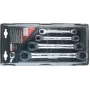 KS TOOLS GEARplus set chiavi a doppia bussola a cricchetto TX-E, 4 pezzi (503.4364)