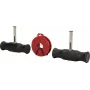 KS Tools set con impugnatura per filo di trazione, 3 pezzi, aste flessibili in acciaio armonico, impugnature ergonomiche in 2 componenti, 160/180/200 mm, BT681150