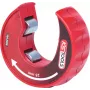 KS TOOLS tagliatubi a cricchetto per tubi in rame 3-28 mm, sblocco rapido, rosso/nero (104.2028)