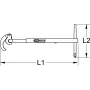 KS TOOLS chiave telescopica per sifoni, Ø 32-63mm (126.2000)
