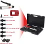 KS TOOLS Set universale di attrezzi per bordatura, 11 pezzi Flarefix II (122.1260)