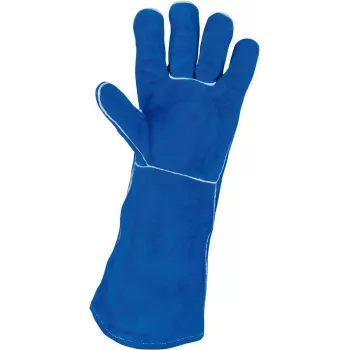 KS TOOLS guanti in pelle per saldatura lunghi, XL (985.7040)