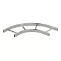KS90-600 R=300 HDG Curva - Curva per canale portacavi in acciaio zincato a caldo, curva 90°, raggio 300 mm, larghezza 600 mm