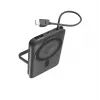 KSIX Power Bank magnetica 10000 mAh, 22,5W per iPhone e Apple Watch, grigia