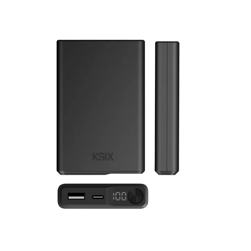 KSIX power bank magnetico 10000 mAh 22.5W, nero