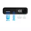 KSIX power bank magnetico 10000 mAh 22.5W, nero