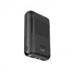 KSIX Powerbank Mini 10000mAh 10W con cavo USB-A USB-C nero