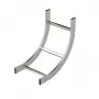 KSVI-600 R=300 HDG curva verticale interna per scala 90° larghezza 600mm raggio 300mm