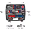 KWB 370733 set di utensili fai da te da 42 pezzi in valigetta (29x34x7 cm)