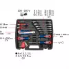 KWB 370733 set di utensili fai da te da 42 pezzi in valigetta (29x34x7 cm)