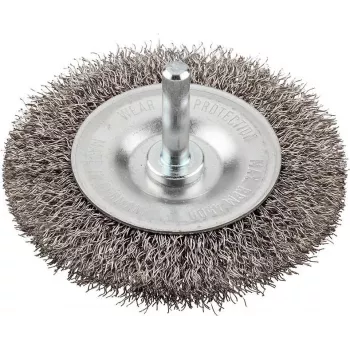 kwb 607410 spazzola circolare e rotante ruota a razze 100 mm