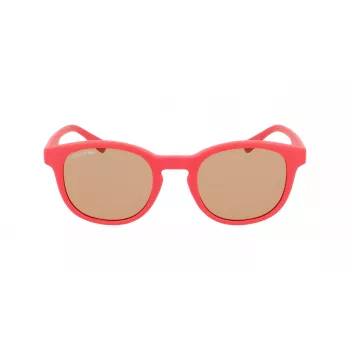 Lacoste Childish L3644S-615 Occhiali da sole - montatura rossa, lenti grigie - 48/21/135 mm - unisex bambino