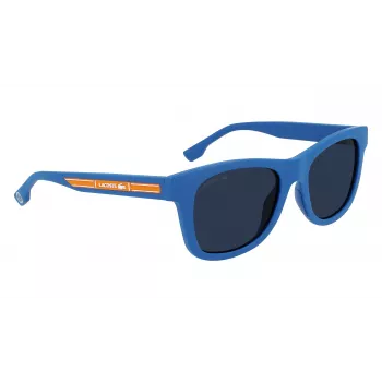 Occhiali da sole bambino Lacoste L3643SRG-424 montatura blu lenti grigie 48/17/130 mm