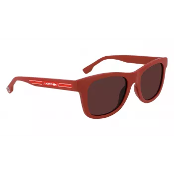 Lacoste Occhiali da sole bambino L3643SRG-604 montatura rossa lenti grigie 48mm