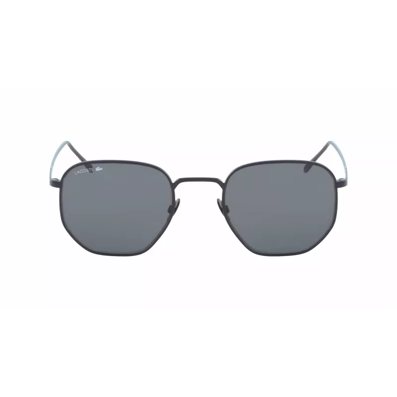 Lacoste L206S-424 occhiali da sole rettangolari unisex blu navy grigio 51mm
