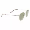 Lacoste L251S-40 Occhiali da sole rettangolari unisex montatura blu scuro lenti grigie 52mm