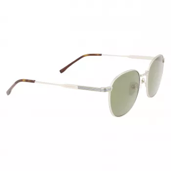 Lacoste L251S-40 Occhiali da sole rettangolari unisex montatura blu scuro lenti grigie 52mm