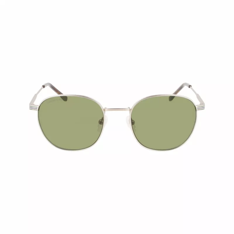 Lacoste L251S-40 Occhiali da sole rettangolari unisex montatura blu scuro lenti grigie 52mm