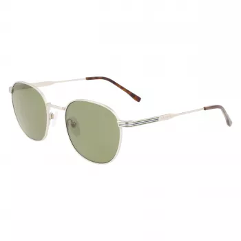 Lacoste L251S-40 Occhiali da sole rettangolari unisex montatura blu scuro lenti grigie 52mm