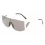 LACOSTE L253S-6219101 occhiali da sole unisex rettangolari 62/19/150 mm nero/grigio