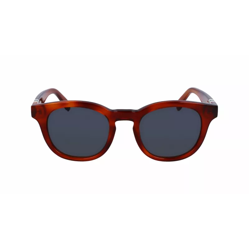 Lacoste L6006S-218 uomo occhiali da sole montatura havana lenti grigie 49mm