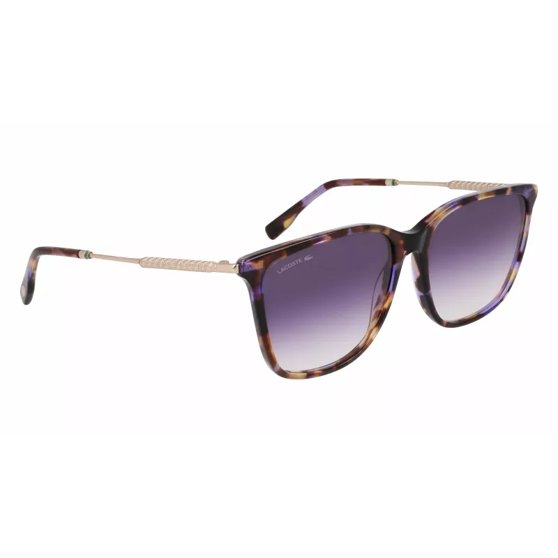 Lacoste L6016S-219 Occhiali da sole donna havana marrone quadrati acetato