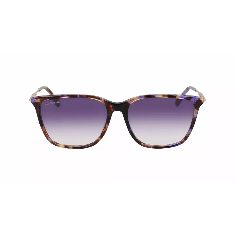 Lacoste L6016S-219 Occhiali da sole donna havana marrone quadrati acetato
