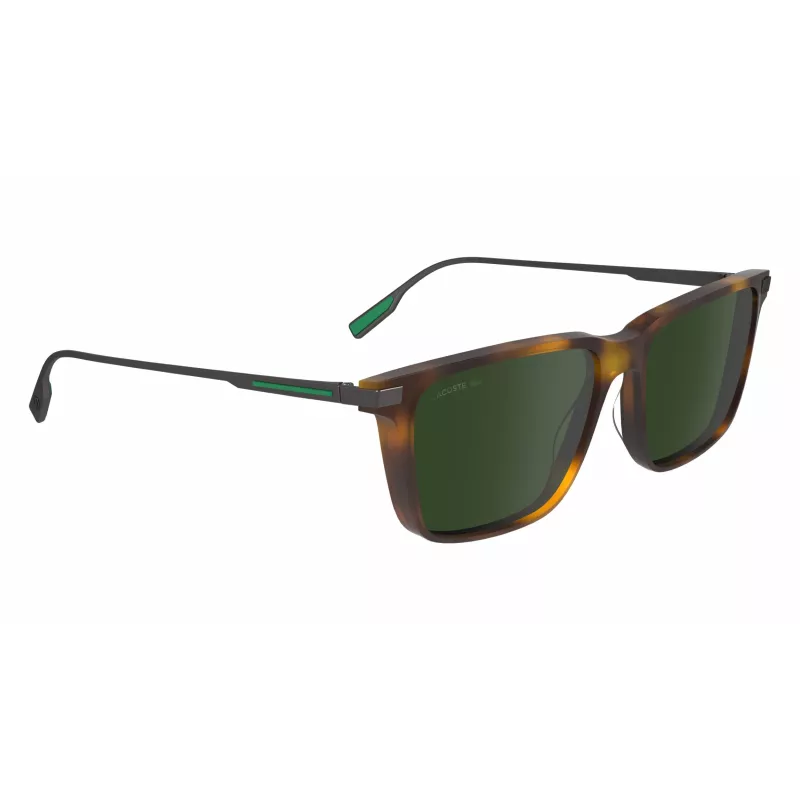 Lacoste L6017S-214 Occhiali da sole da uomo havana marrone sfumato 55 mm