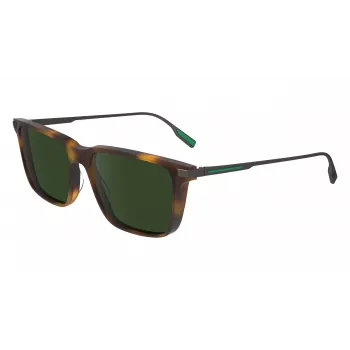 Lacoste L6017S-214 Occhiali da sole da uomo havana marrone sfumato 55 mm