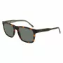 Lacoste L6025S-214 Occhiali da sole rettangolari uomo - havana/grigio - 56/17/145 mm
