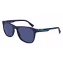 Lacoste L6031S-424 Occhiali da sole uomo rettangolari - montatura blu, lenti grigie, UV400