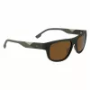 Lacoste L6042S-275 occhiali da sole uomo rettangolari in acetato Havana marrone 55/17/145 mm