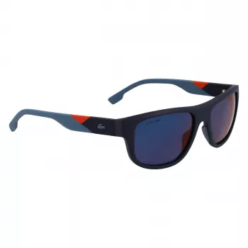 Lacoste L6042S-424 Occhiali da sole uomo rettangolari Blu 55/17/145 mm