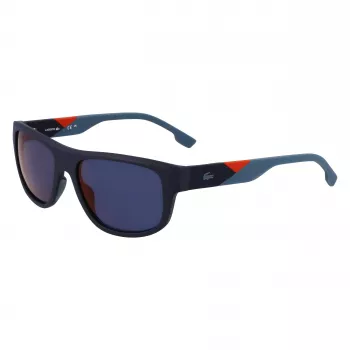 Lacoste L6042S-424 Occhiali da sole uomo rettangolari Blu 55/17/145 mm