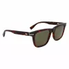 Lacoste L6045S-230 Occhiali da sole uomo rettangolari Havana marrone 54mm